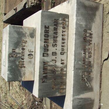 SHEARAR John Brown 1846-1922 &amp; Fanny DUGMORE -1920