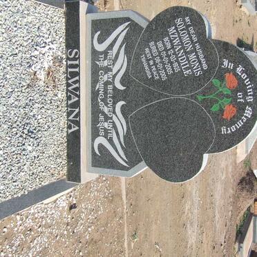 SILWANA Solomon Monis Mzwandile 1935-2005