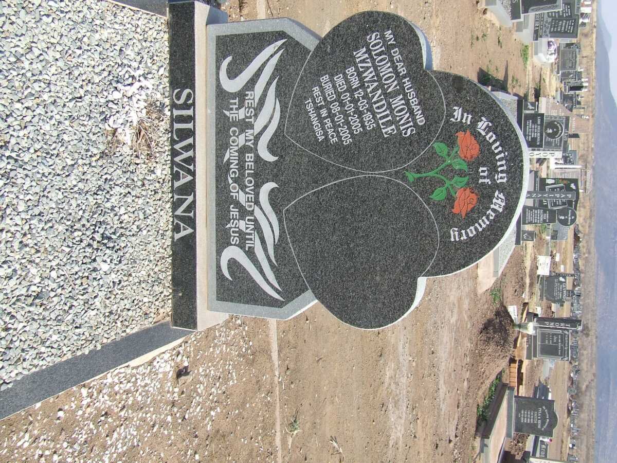 SILWANA Solomon Monis Mzwandile 1935-2005