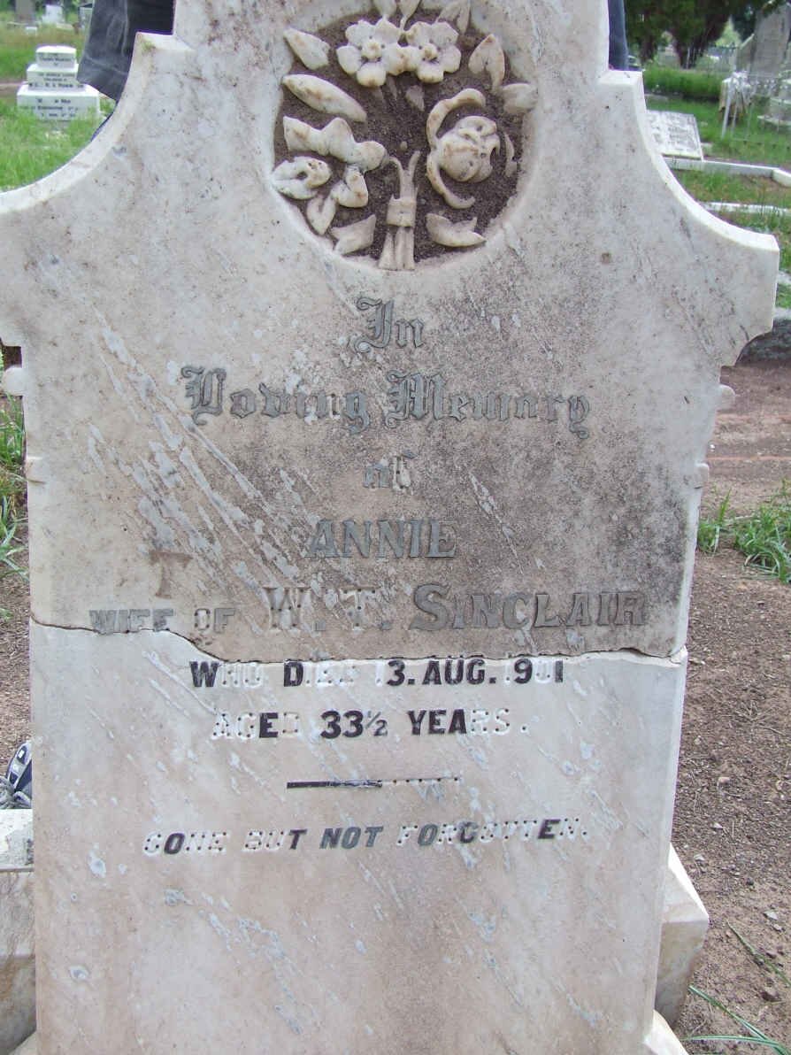 SINCLAIR Annie -1901