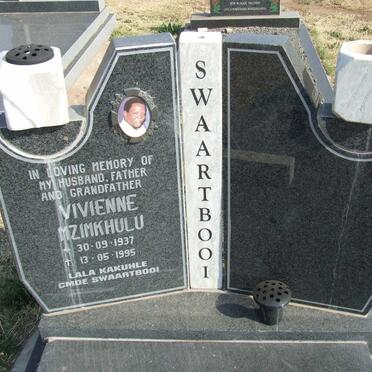SWARTBOOI Vivienne Mzimkhulu 1937-1995