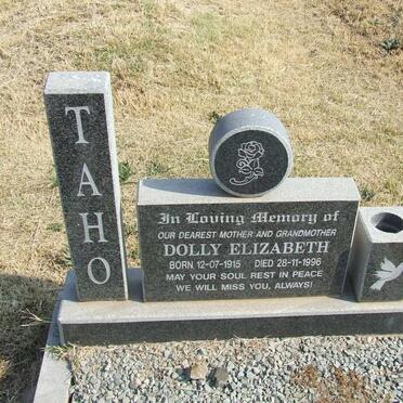 TAHO Dolly Elizabeth 1915-1996