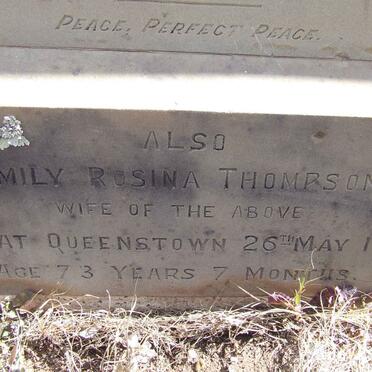 THOMPSON Robert Smith -1915 &amp; Emily Rosina -1925