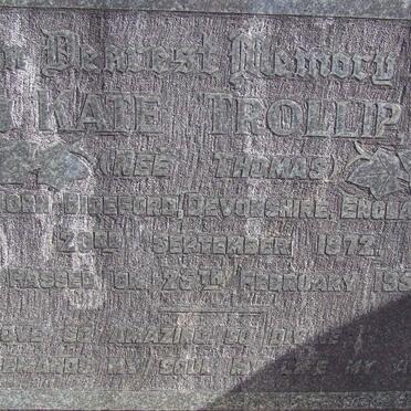 TROLLIP Kate nee THOMAS 1872-1951