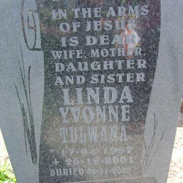 TULWANA Linda Yvonne 1957-2001