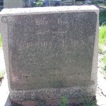 UYS Albertha J. 1867-1934