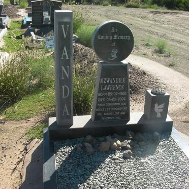 VANDA Mzwandile Lawrence 1968-2004
