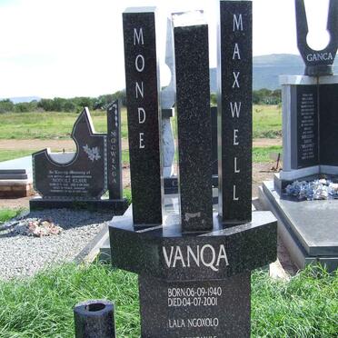 VANQA Monde Maxwell 1940-2001