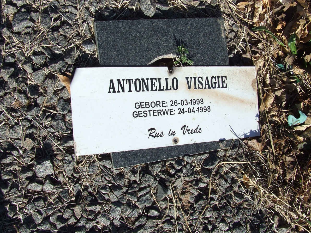 VISAGIE Antonello 1998-1998