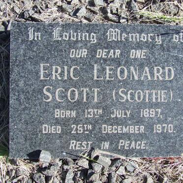 SCOTT Eric Leonard 1897-1970