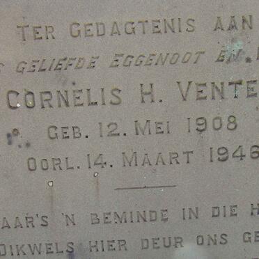 VENTER Cornelis H. 1908-1946