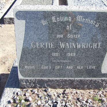 WAINWRIGHT Gertie 1881-1969