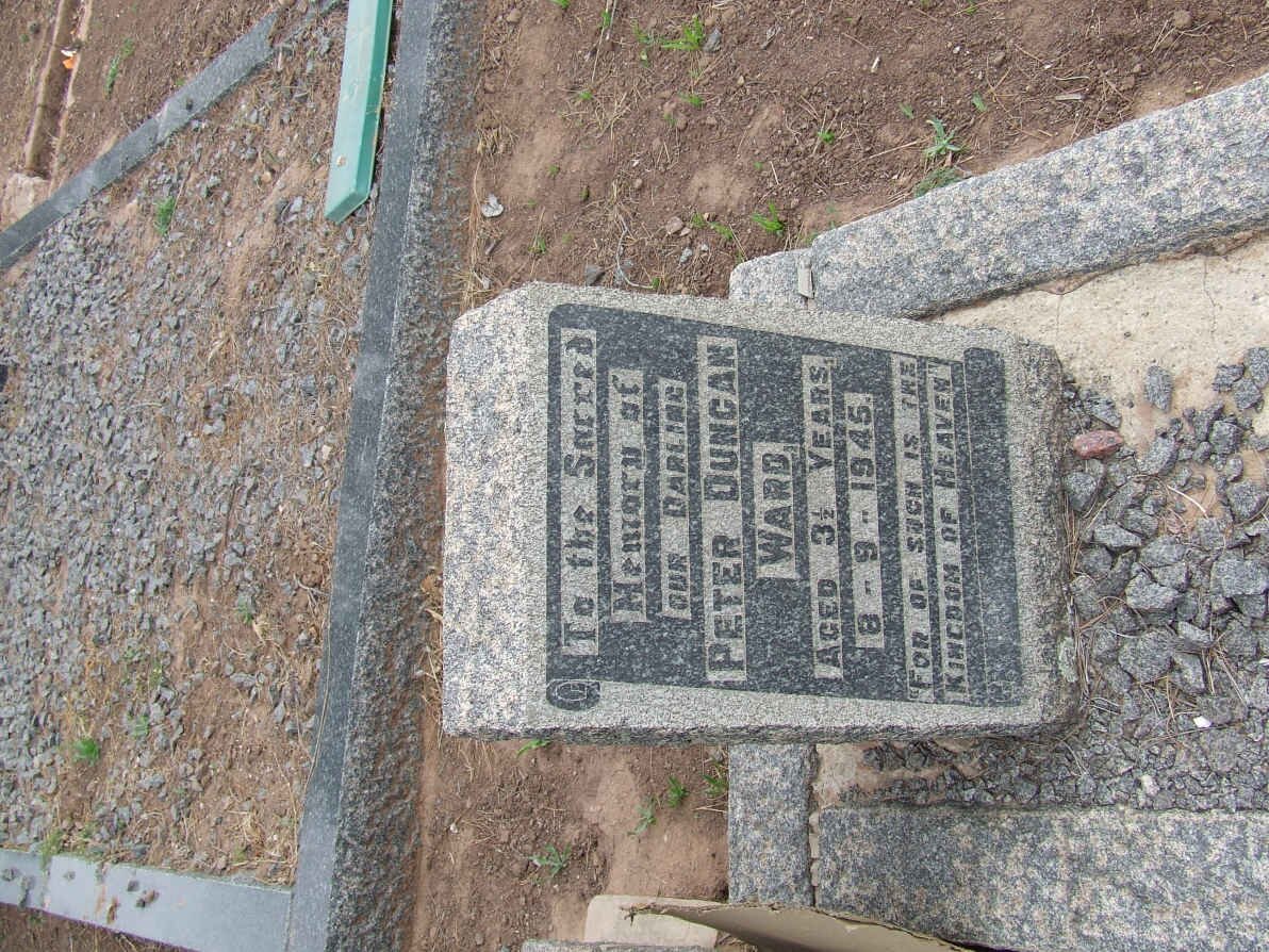 WARD Peter Duncan -1945