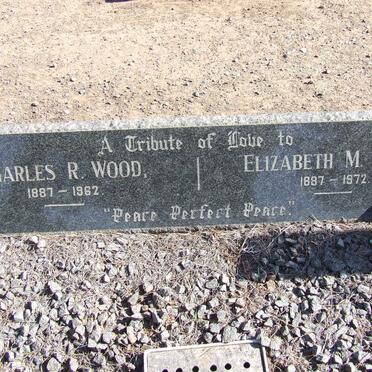 WOOD Charles R. 1887-1962 &amp; Elizabeth M. 1887-1972