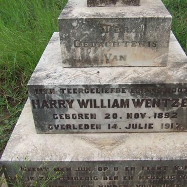 WENTZEL Harry William 1892-1917
