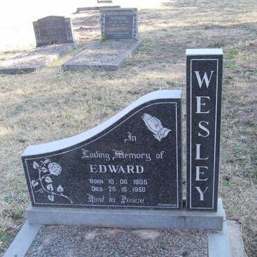 WESLEY Edward 1905-1950