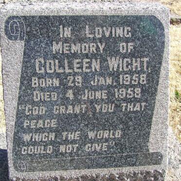 WIGHT Colleen 1958-1958