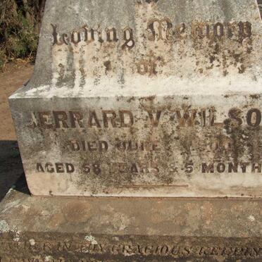 WILSON Jerrard V. -1900