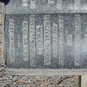 WIGGILL Percival Arthur -1939 &amp; Anne Maria -1979