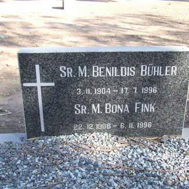 BÜHLER Benildis 1904-1996 :: FINK Bona 1908-1996