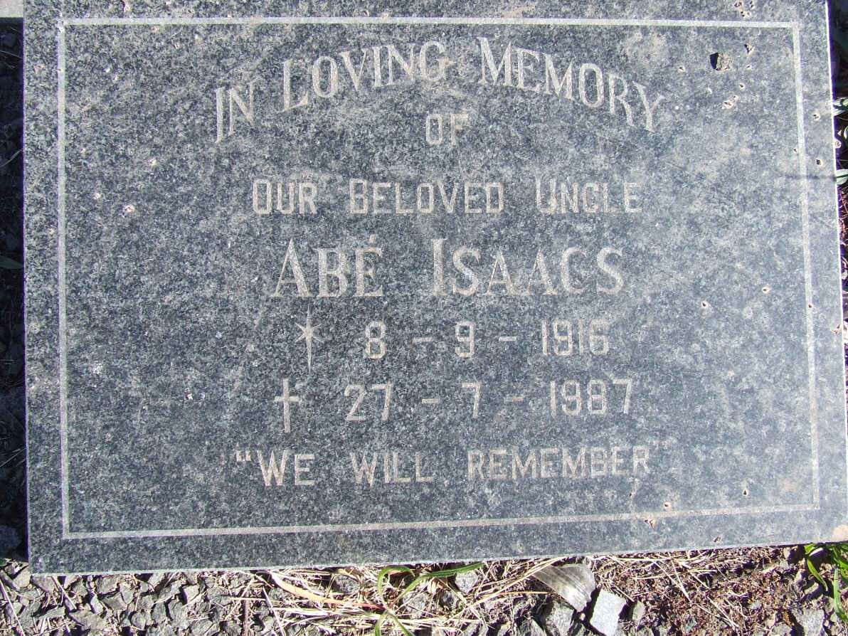 ISAACS Abé 1916-1987