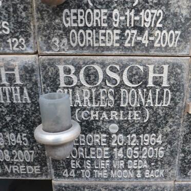 BOSCH Charles Donald 1964-2016