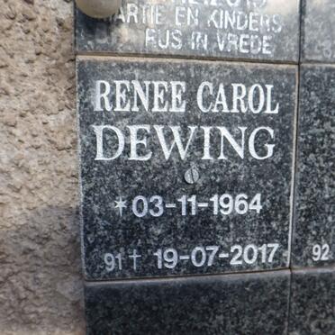 DEWING Renee Carol 1964-2017