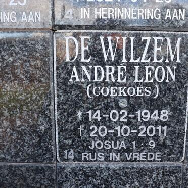 WILZEM Andre Leon, de 1948-2011