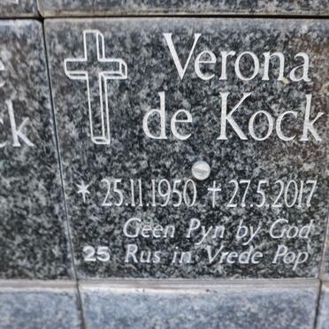 KOCK Verona, de 1950-2017