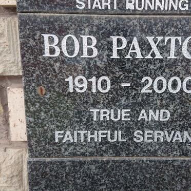 PAXTON Bob 1910-2000