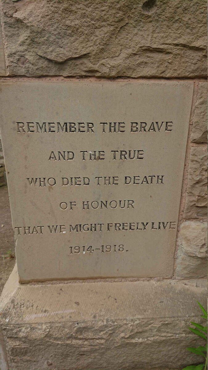 06. Commemoration Stone 1914-1918