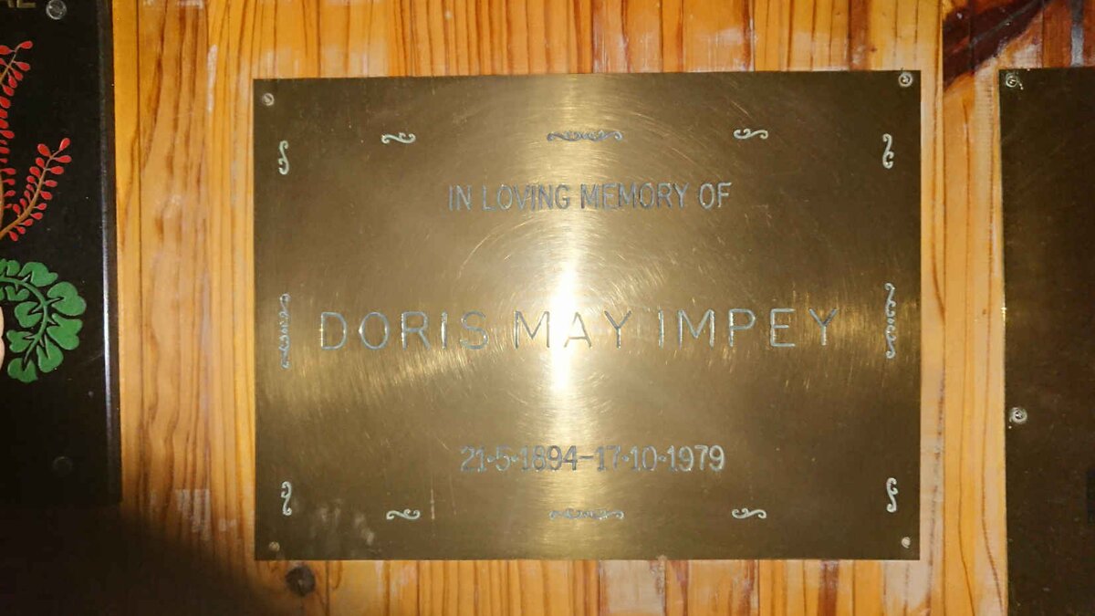 IMPEY Doris May 1894-1979