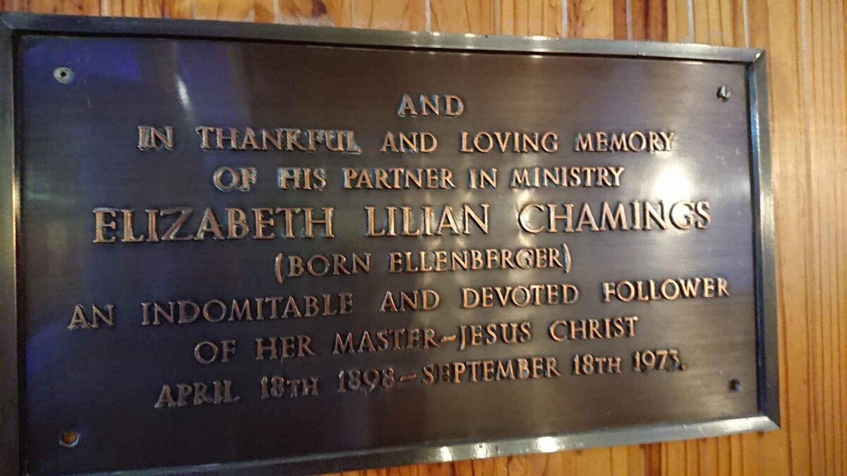 CHAMINGS Elizabeth Lilian nee ELLENBERGER 1898-1973