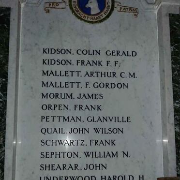 4. WORLD WAR I MEMORIAL 1914-1918