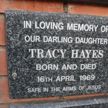 HAYES Tracy 1969-1969