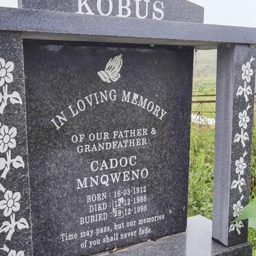 KOBUS Cadoc Mnqweno 1912-1998