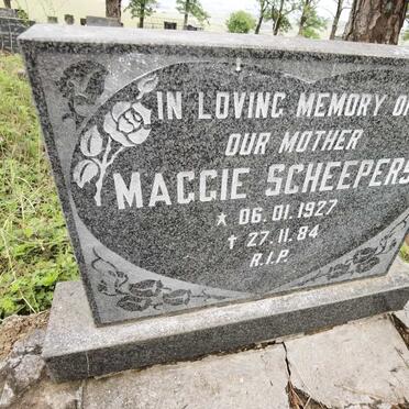 SCHEEPERS Maggie 1927-1984