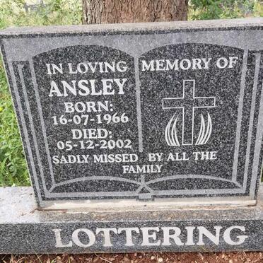 LOTTERING Ansley 1966-2002