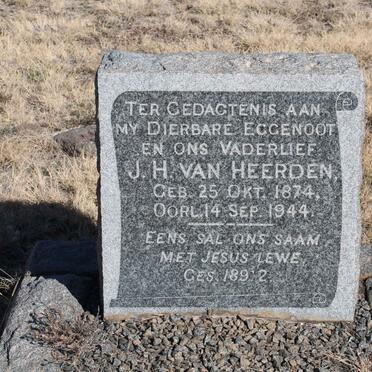 HEERDEN J.H., van 1874-1944