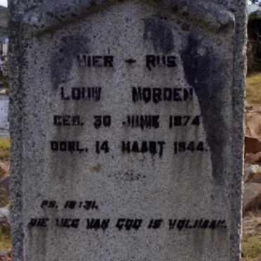 NORDEN Louw 1874-1944