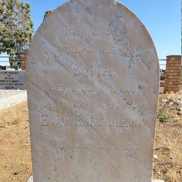 ESTHERHUIZEN E.J.F. 1920-1930