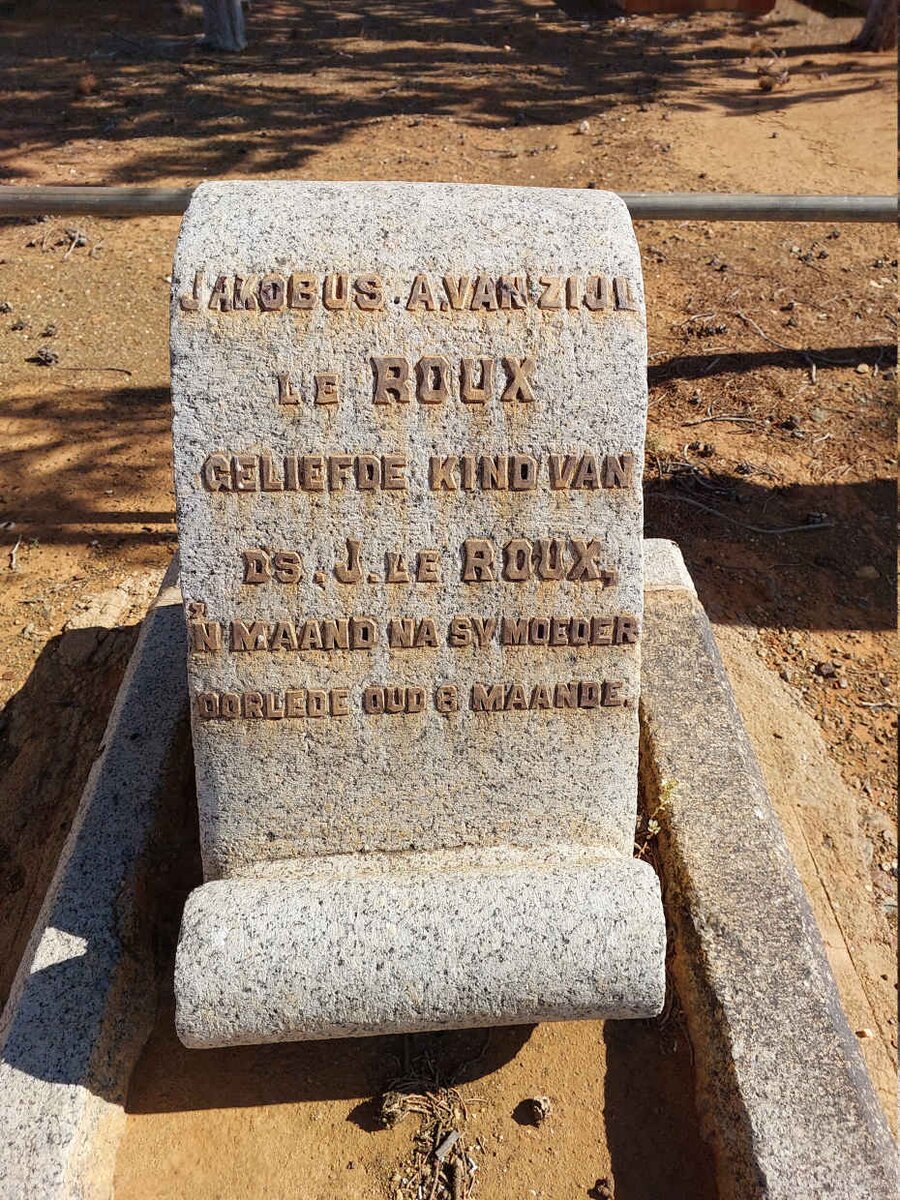 ROUX Jakobus A. van Zijl, le
