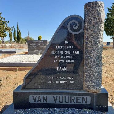 VUUREN Daan, van 1906-1969