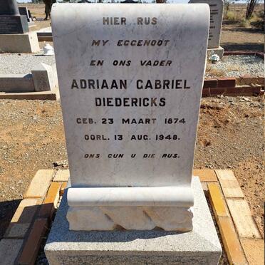 DIEDERICKS Adriaan Gabriel 1874-1948