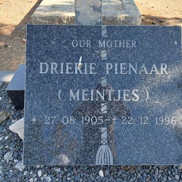 PIENAAR Driekie nee MEINTJES 1905-1996