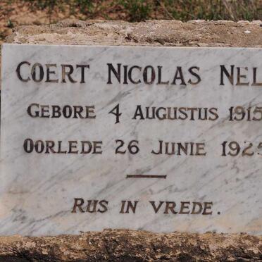 NELL Coert Nicolas 1915-1925