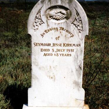 KIRKMAN Seymour Jesse -1931