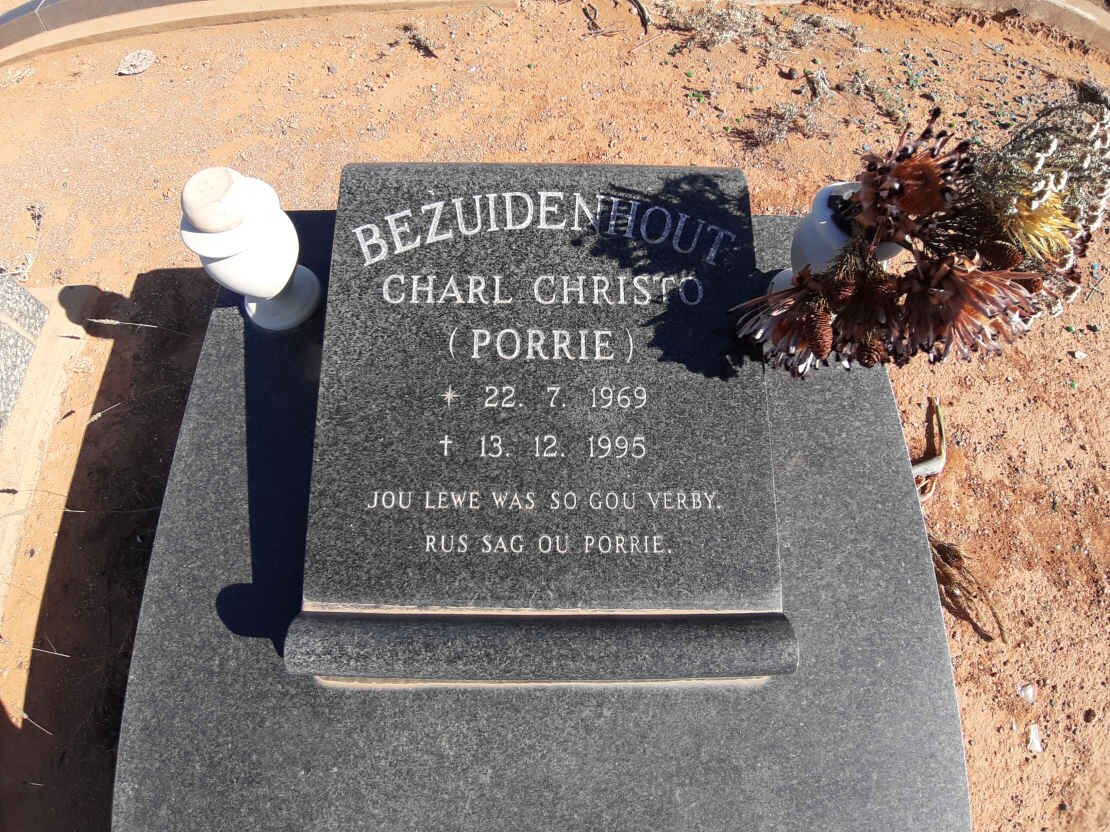 BEZUIDENHOUT Charl Christo 1969-1995