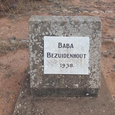 BEZUIDENHOUT Baba 1938