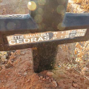 CEDRAS Bettie Magdalena 1942-2019